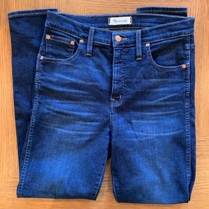Madewell 10” High Rise Skinny Jeans Size 29